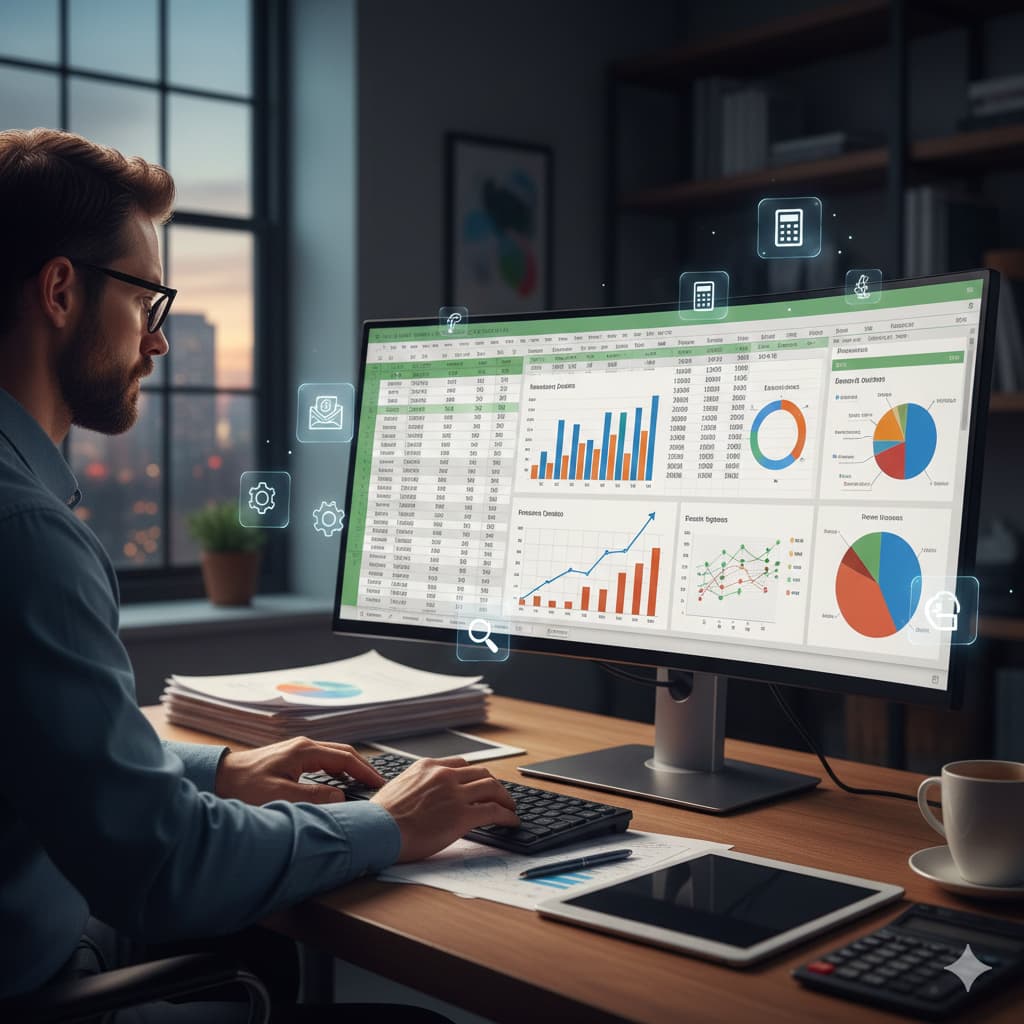 اکسل حرفه ای برای حسابداری فریلنسرها